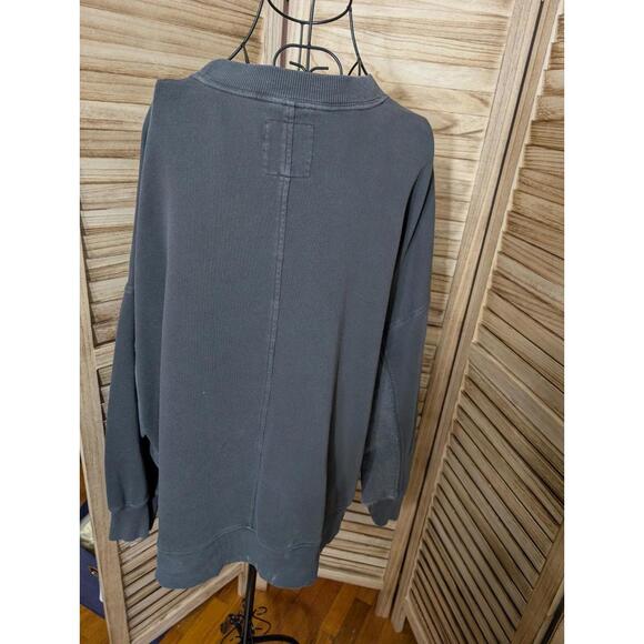 Aerie Wicked Gray Big Chill Sweatshirt Womens  L Universal Studio Glinda Elphaba - Picture 2 of 3